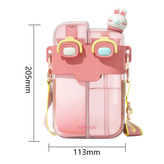 780ML Outdoor Sport Water Cup Portable Cartoon Kids Water Bottle