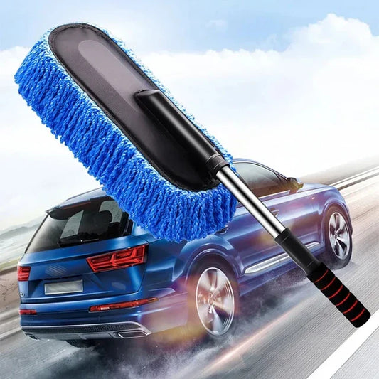 Microfiber Car Duster Suit Retractable Microfiber Car Dust Mop