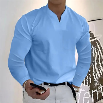 Men's Loose Casual Long Sleeve Top
